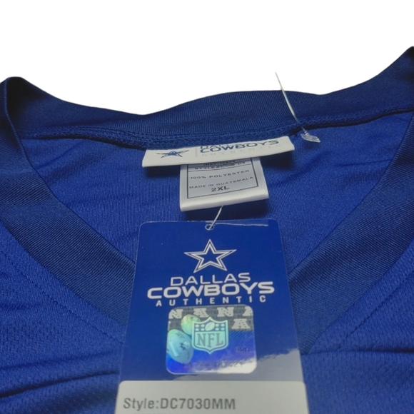 NWT Dallas Cowboys Jason Witten #82 Jersey Mens 2XL Navy Blue Mesh - Picture 2 of 11